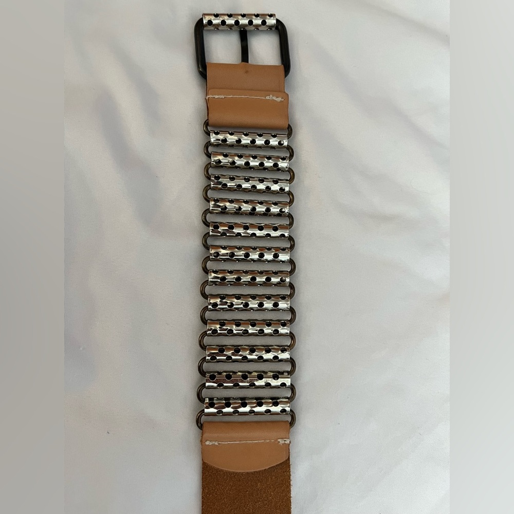 FRENCH ~ CUIR VERITABLE (GENUINE LEATHER) BELT - Picture 3 of 7